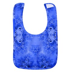 Blue Sky Over The Bluebells Frost Fractal Baby Bib by Artist4God