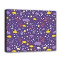 Pattern-cute-clouds-stars Deluxe Canvas 20  x 16  (Stretched) View1