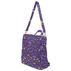 Pattern-cute-clouds-stars Crossbody Backpack