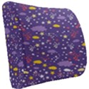 Pattern-cute-clouds-stars Seat Cushion View2