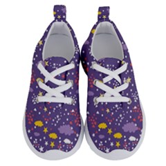 Pattern-cute-clouds-stars Running Shoes by Jancukart