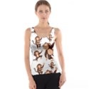 Monkey-seamless-pattern Tank Top View1