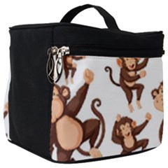 Monkey-seamless-pattern Make Up Travel Bag (big)