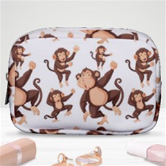 Monkey-seamless-pattern Make Up Pouch (small)