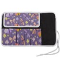 Vector-seamless-pattern-with-butterflies-beetles Pen Storage Case (L) View2