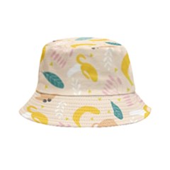 Cute-monkey-banana-seamless-pattern-background Bucket Hat