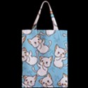 Seamless-little-cat-dragonfly-pattern Zipper Classic Tote Bag View2