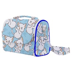 Seamless-little-cat-dragonfly-pattern Satchel Shoulder Bag