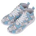 Seamless-little-cat-dragonfly-pattern Women s Lightweight High Top Sneakers View2