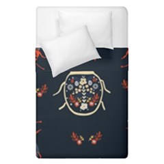 Floral-bugs-seamless-pattern Duvet Cover Double Side (single Size)