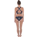 Floral-bugs-seamless-pattern Cross Back Hipster Bikini Set View2