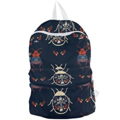 Floral-bugs-seamless-pattern Foldable Lightweight Backpack