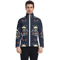 Floral-bugs-seamless-pattern Men s Bomber Jacket