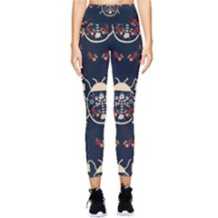 Floral-bugs-seamless-pattern Pocket Leggings 