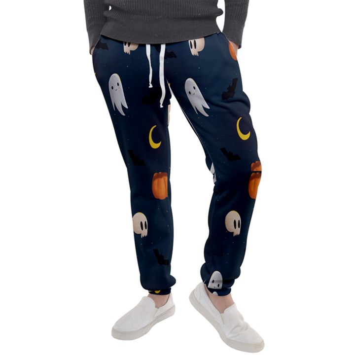 Halloween Ghost Pumpkin Bat Skull Men s Jogger Sweatpants