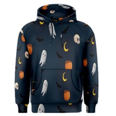 Halloween Ghost Pumpkin Bat Skull Men s Core Hoodie by artworkshop