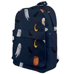 Halloween Ghost Pumpkin Bat Skull Classic Backpack by artworkshop