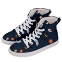 Halloween Ghost Pumpkin Bat Skull Men s Hi-Top Skate Sneakers View2