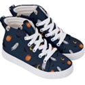 Halloween Ghost Pumpkin Bat Skull Kids  Hi-Top Skate Sneakers View3