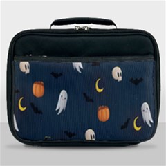 Halloween Ghost Pumpkin Bat Skull Lunch Bag by artworkshop