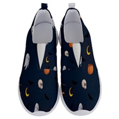 Halloween Ghost Pumpkin Bat Skull No Lace Lightweight Shoes by artworkshop