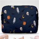 Halloween Ghost Pumpkin Bat Skull Make Up Pouch (Large) View1