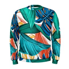 Leaves Tropical Exotic Men s Sweatshirt by artworkshop