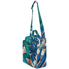 Leaves Tropical Exotic Crossbody Day Bag by artworkshop