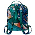 Leaves Tropical Exotic Flap Pocket Backpack (Large) View3