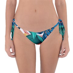 Leaves Tropical Exotic Reversible Bikini Bottom by artworkshop