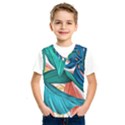 Leaves Tropical Exotic Kids  Basketball Tank Top View1