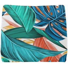 Leaves Tropical Exotic Seat Cushion by artworkshop