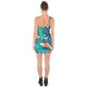 Leaves Tropical Exotic One Soulder Bodycon Dress View2