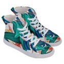 Leaves Tropical Exotic Men s Hi-Top Skate Sneakers View3