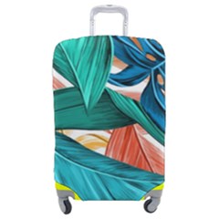 Leaves Tropical Exotic Luggage Cover (medium) by artworkshop