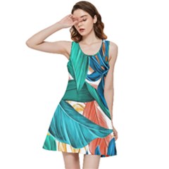 Leaves Tropical Exotic Inside Out Racerback Dress by artworkshop