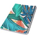 Leaves Tropical Exotic 5.5  x 8.5  Notebook View2