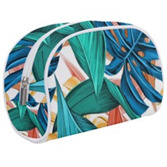 Leaves Tropical Exotic Make Up Case (medium) by artworkshop