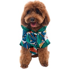 Leaves Tropical Exotic Dog Coat by artworkshop