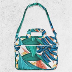 Leaves Tropical Exotic Macbook Pro Shoulder Laptop Bag  by artworkshop