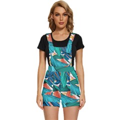 Leaves Tropical Exotic Short Overalls