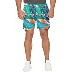 Leaves Tropical Exotic Men s Runner Shorts