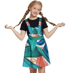 Leaves Tropical Exotic Kids  Apron Dress