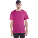 Pink Leather Leather Texture Skin Texture Men s Sport Mesh Tee View1