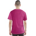 Pink Leather Leather Texture Skin Texture Men s Sport Mesh Tee View2