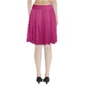 Pink Leather Leather Texture Skin Texture Pleated Skirt View2