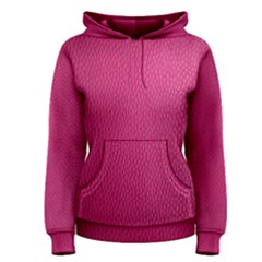 Pink Leather Leather Texture Skin Texture Women s Pullover Hoodie by artworkshop