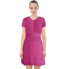 Pink Leather Leather Texture Skin Texture Adorable In Chiffon Dress by artworkshop