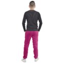 Pink Leather Leather Texture Skin Texture Men s Jogger Sweatpants View2