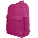 Pink Leather Leather Texture Skin Texture Classic Backpack View1